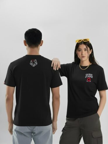 Tribal Clique Mark Tee, black, couple
